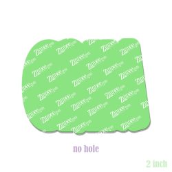 Alternative view of CRNA Script-Nurse Anethetist– Acrylic Badge Reel Blank (2") No Hole | Optional Sticker or UV DTF