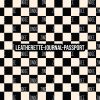 Checker Black and Cream - Journal- PASSPORT Size (Faux Leather)