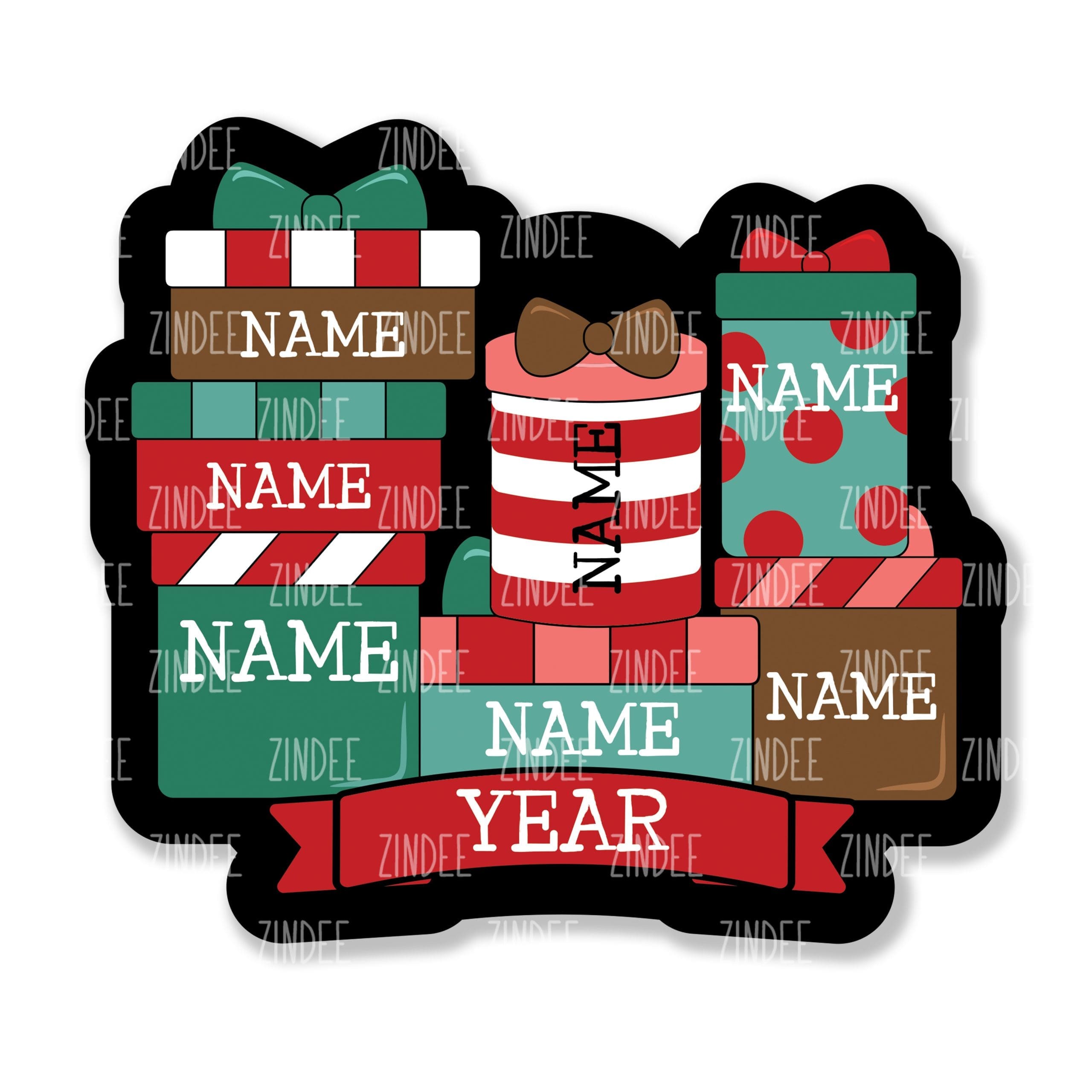 Family Presents Ornament 7 (4 inch)