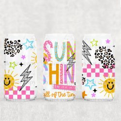 Sunshine on My Mind UV DTF Can Wrap