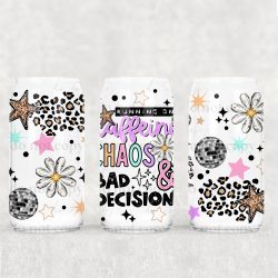 Running On Caffeine UV DTF Can Wrap