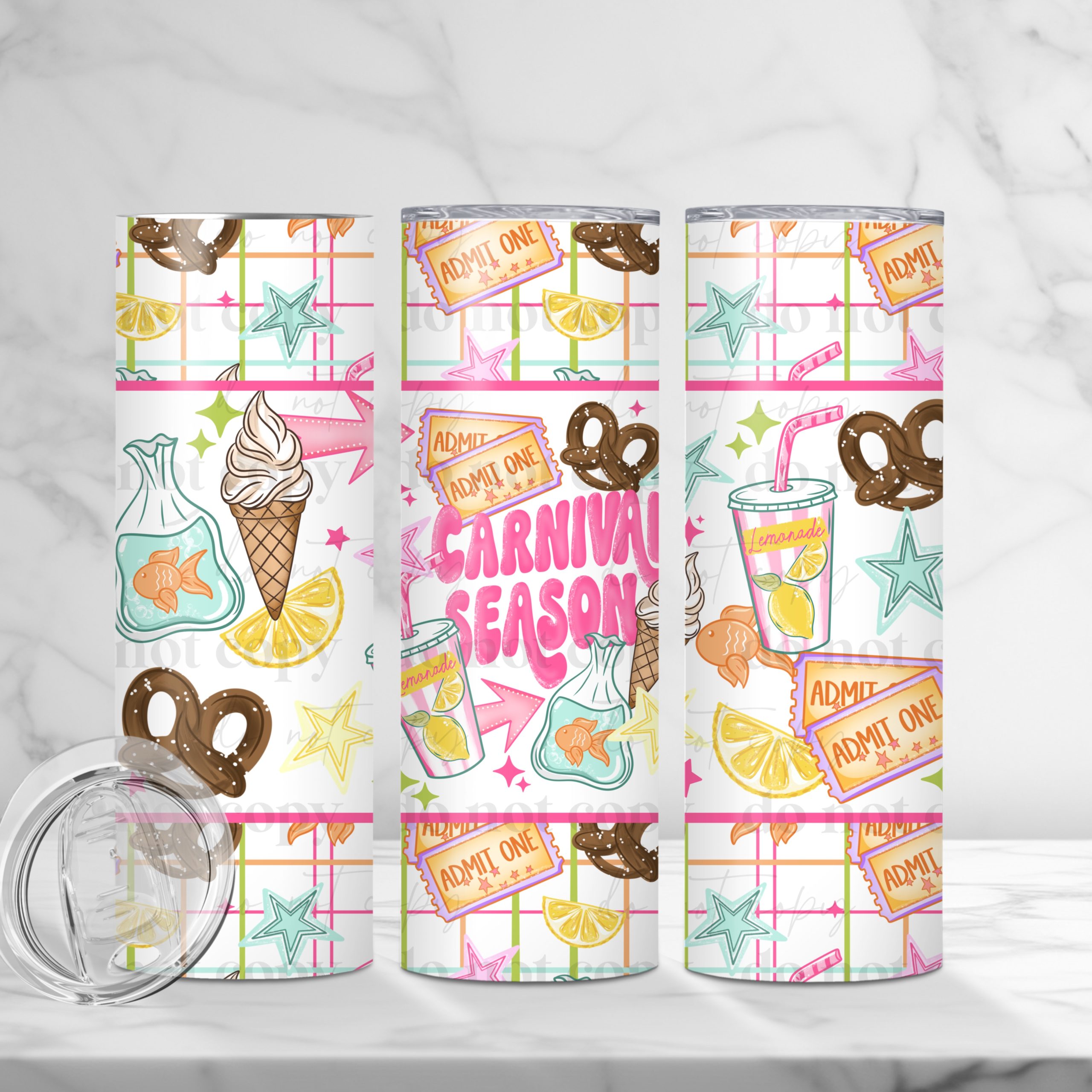 Carnival Season (Sublimation Wrap) 20 oz Skinny