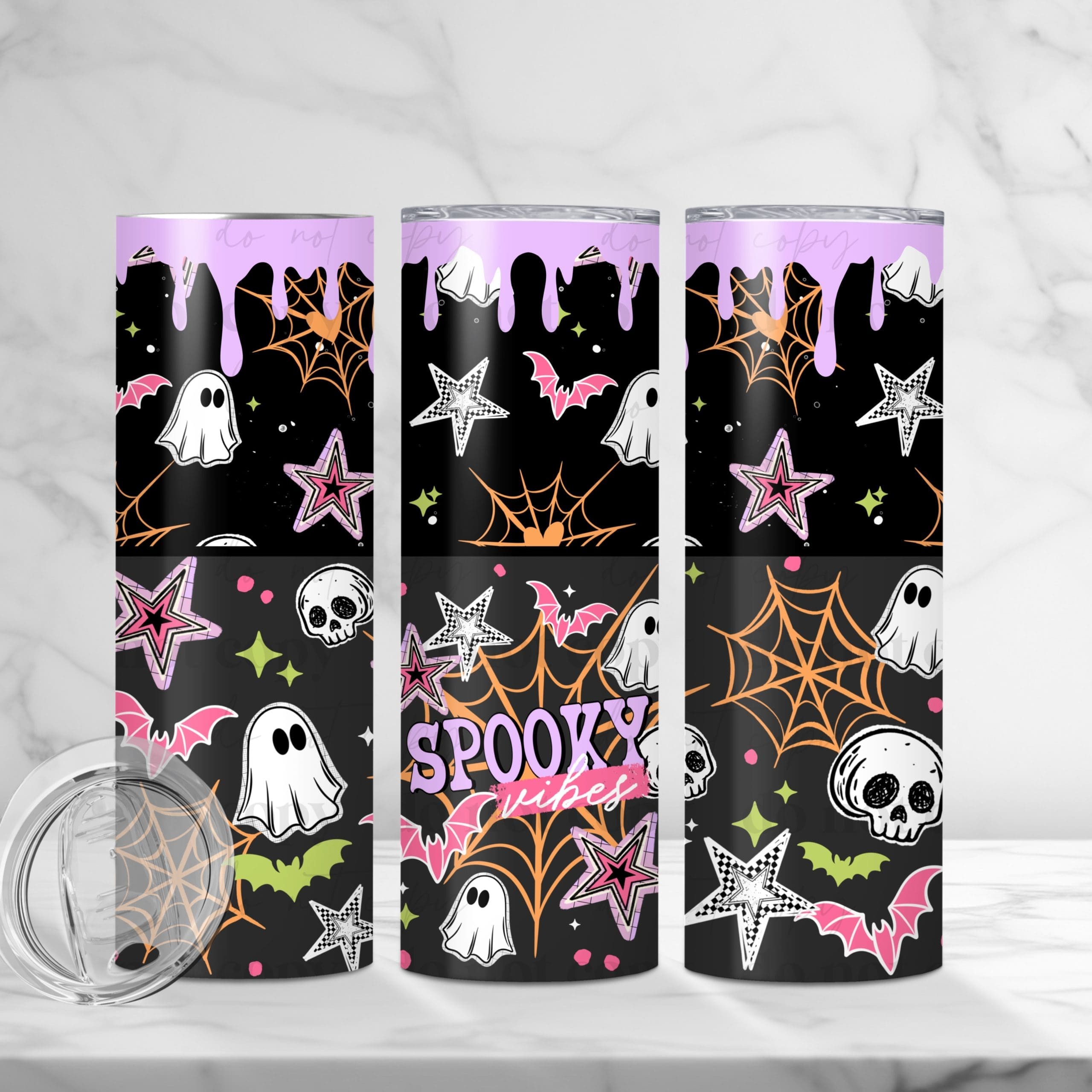 Spooky Vibes (Sublimation Wrap) 20 oz Skinny