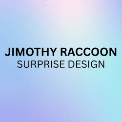 Jimothy Raccoon – Acrylic Keychain Blank (3") | Optional Sticker or UV DTF
