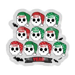 Skull Family Ornament 10 (4.5 inch)