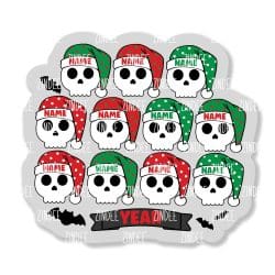 Skull Family Ornament 11 (4.5 inch)