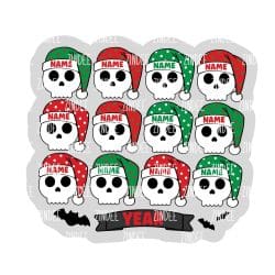 Skull Family Ornament 12 (4.5 inch)