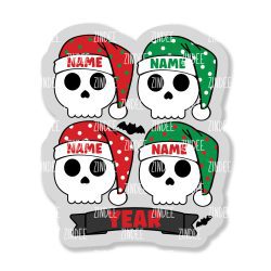 Skull Family Ornament 4 (4.5 inch)
