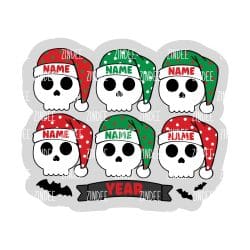 Skull Family Ornament 6 (4.5 inch)