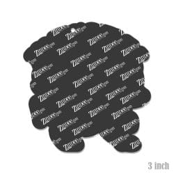 Alternative view of Jimothy Raccoon – Acrylic Keychain Blank (3") | Optional Sticker or UV DTF