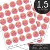 Packaging Stickers 1.5 inch Circles