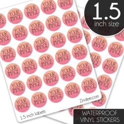 Packaging Stickers 1.5 inch Circles