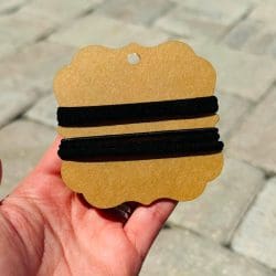 Alternative view of Bracket Frame Hair Tie Holder- Pony Tail | Also Available as Sticker or UV DTF