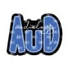 AuD Script Audiology – Acrylic Badge Reel Blank (2") No Hole | Optional Sticker or UV DTF