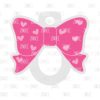 Bow Glasses Holder (with top hole)