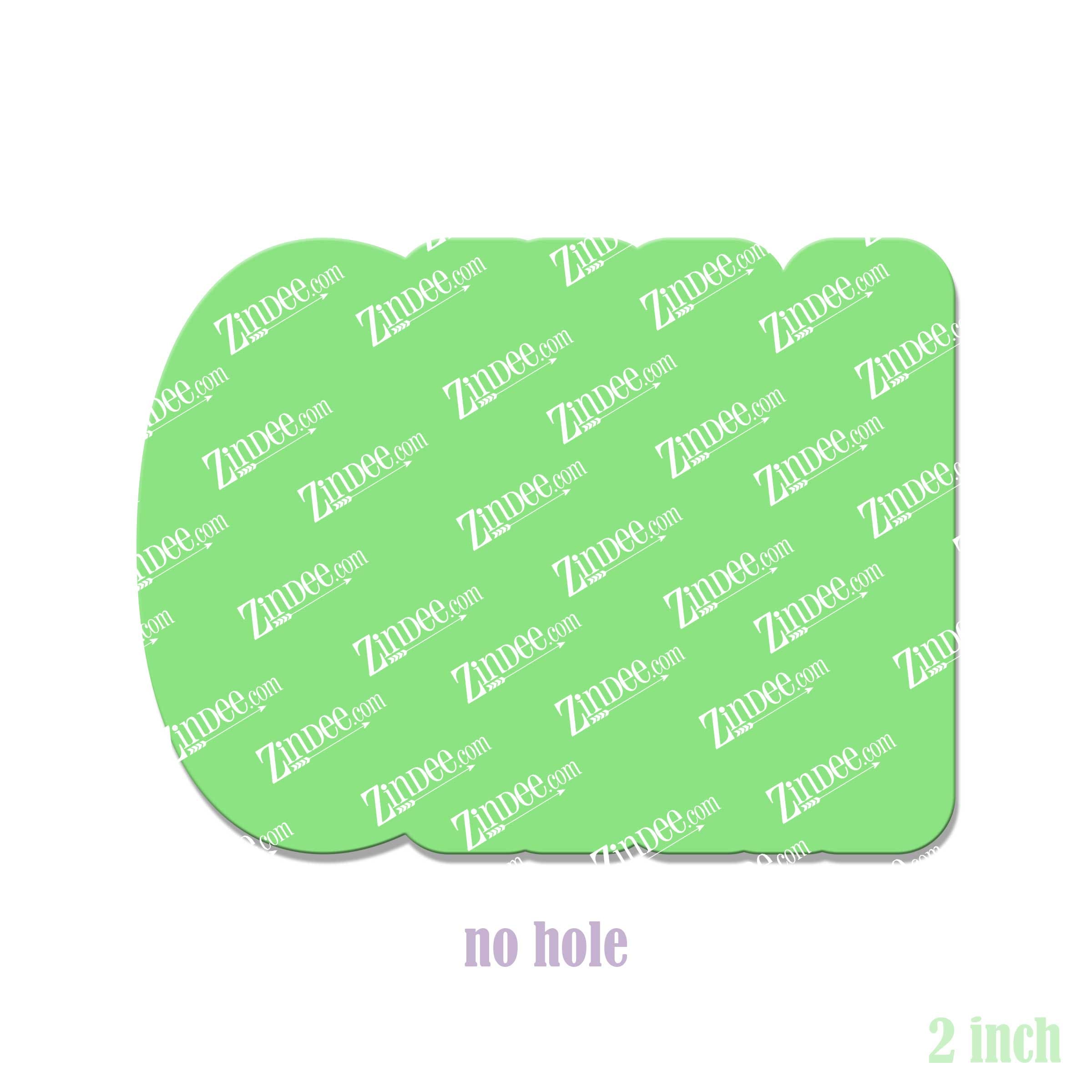 CNM Script Midwife – Acrylic Badge Reel Blank (2") No Hole | Optional Sticker or UV DTF - Image 2