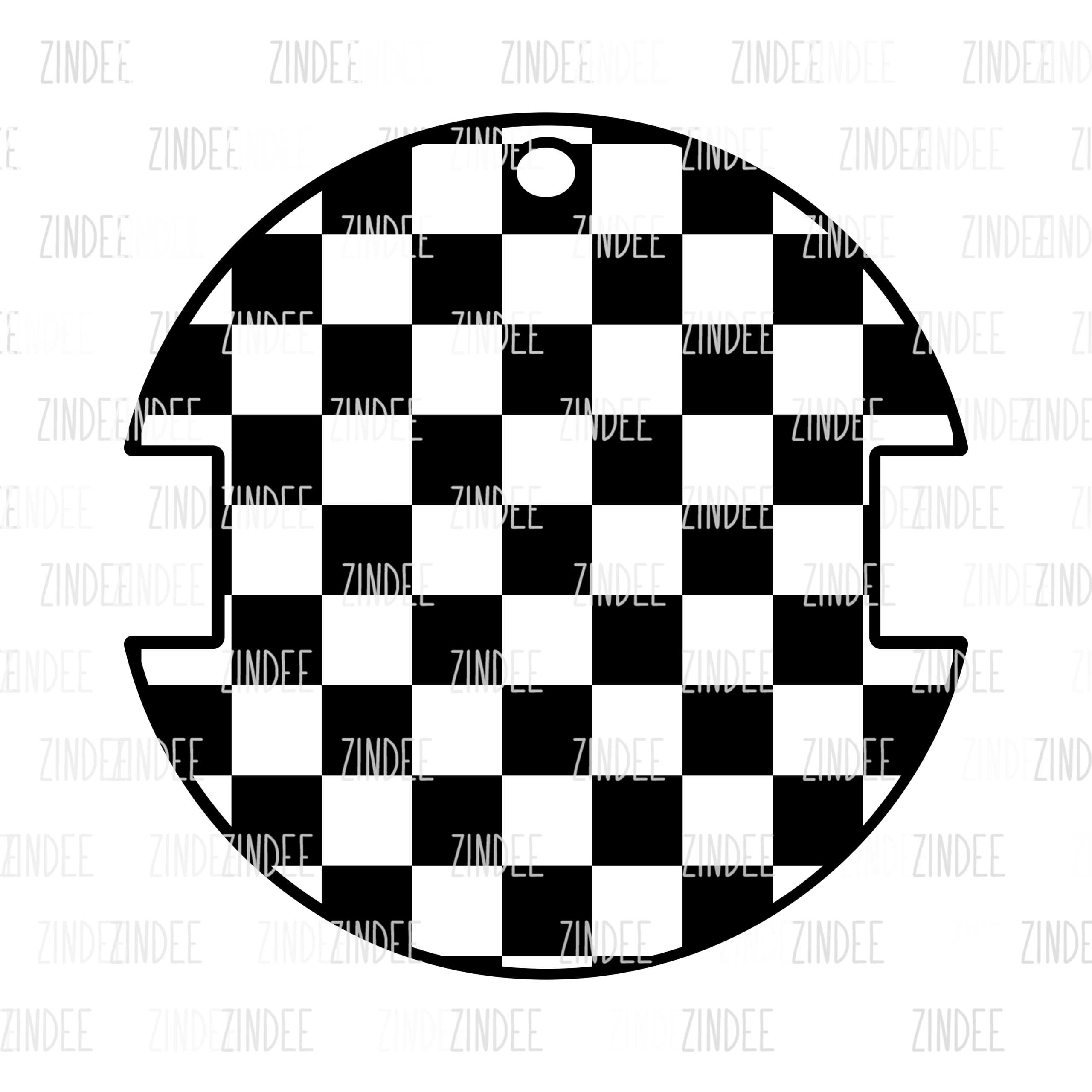 Circle Hair Tie Holder- Pony Tail | Also Available as Sticker or UV DTF