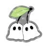 Ghost Cherries- Badge Reel Blank (2") NO HOLE | Also Available as Sticker or UV DTF