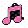 Music Note Hair Tie Holder- Pony Tail | Also Available as Sticker or UV DTF
