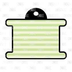 Simple Hair Tie Holder- Pony Tail | Also Available as Sticker or UV DTF