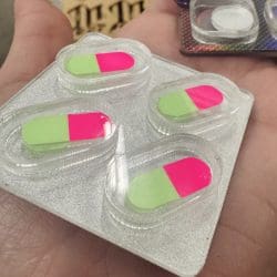 Pill Blister Pack Shaker- 4 Pills (full shaker set) NO HOLE