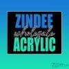 Wholesale Zindee Acrylic | Optional Sticker or UV DTF