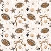 Football Bow seamless (vinyl)