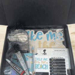 Take Me To The Beach- Glass Rhinestone Art Box - Image 3
