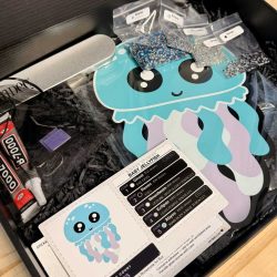Alternative view of Jellyfish Baby- Glass Rhinestone Art Box