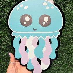 Jellyfish Baby- Glass Rhinestone Art Box