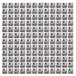 Bulk Labels for Blood Bags (144 count sticker sheet) .75" White Gloss - Image 8