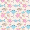 Sea Animals seamless (vinyl)