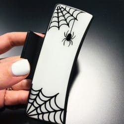 Spiderweb Hair Clip SVG (Fits Hair Clip Covers) - FREE