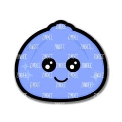 Squishy Dumpling- Badge Reel Blank (2") NO HOLE | Also Available as Sticker or UV DTF