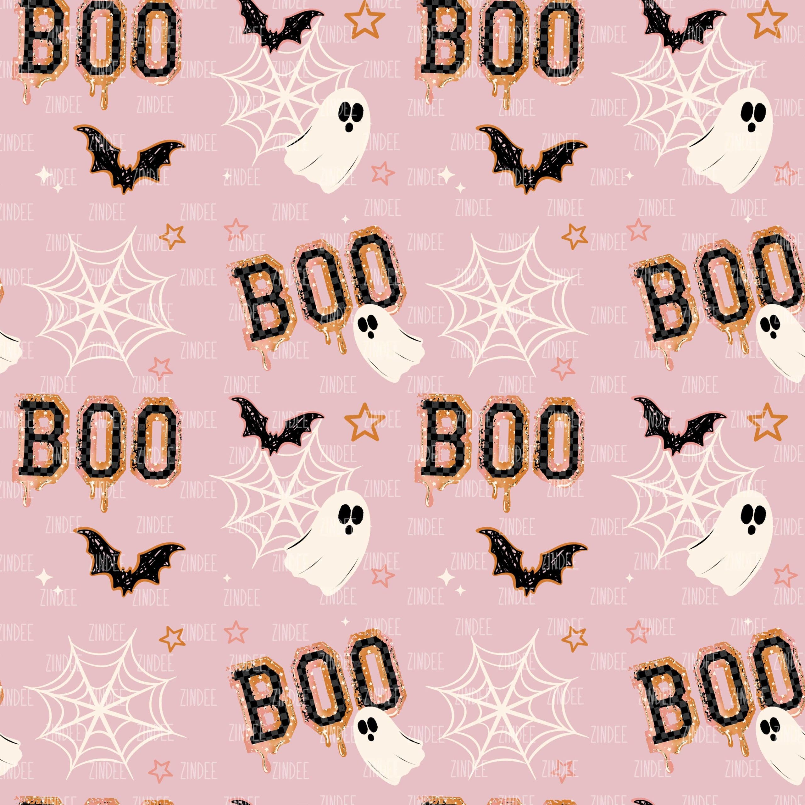 Boo Pink Gold Seamless (vinyl)