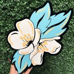 Alternative view of Jasmine Flower- Glass Rhinestone Art Box