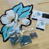 Jasmine Flower- Glass Rhinestone Art Box