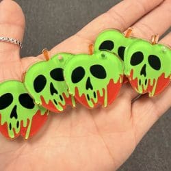 Poison Apple Charms - 1.5 inch (10 pack) - Image 2