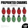 Christmas Light Charms - 1.5 inch (10 pack)
