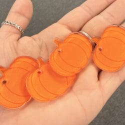 Pumpkin Charms - 1.5 inch (10 pack) - Image 2