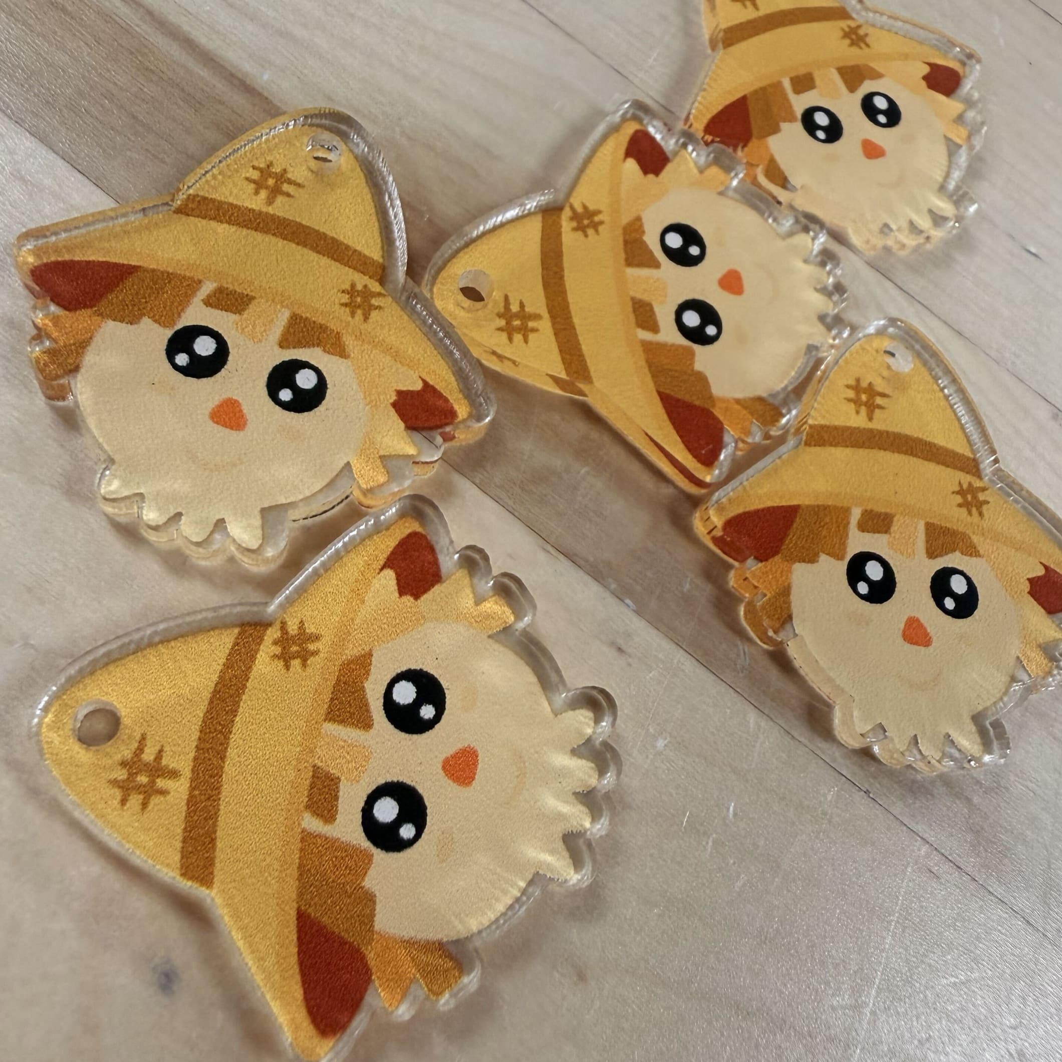 Scarecrow Charms - 1.5 inch (10 pack)